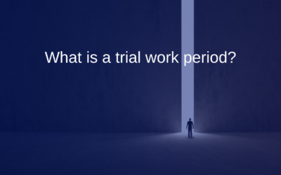 What is a trial work period?